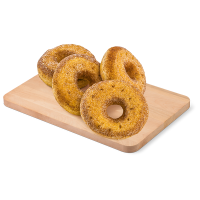 Obrázok DONUT ŠKORICOVÝ S JABLKOVOU NÁPLŇOU 65G