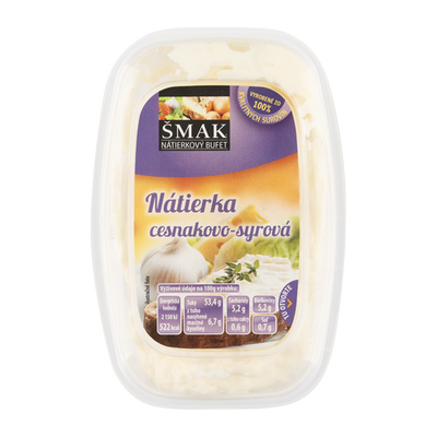 Obrázok NÁTIERKA CESNAKOVO  SYROVÁ 130 G -  BOD