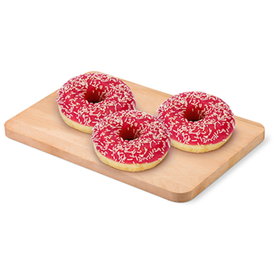 Obrázok DONUT S JAHODOVOU PRÍCHUŤOU 56G