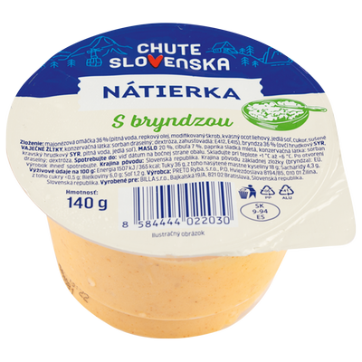 Obrázok CHUTE SL.NÁTIERKA S BRYNDZOU 140G