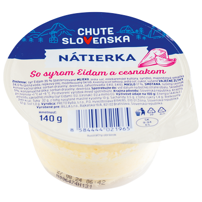 Obrázok CHUTE SL.NÁT.SO SYROM EIDAM A CES.140G
