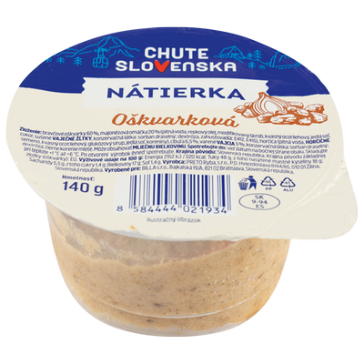 Obrázok CHUTE SL.NÁT.OŠKVARKOVÁ 140G