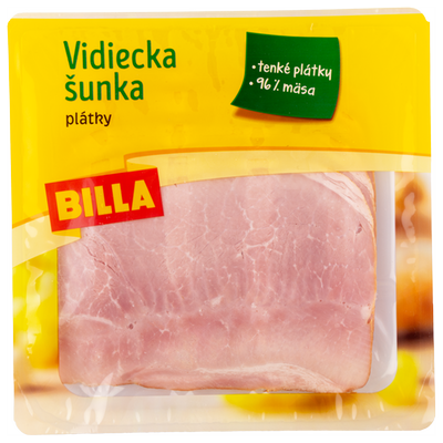 Obrázok BILLA VIDIECKA  ŠUNKA 100G LECO