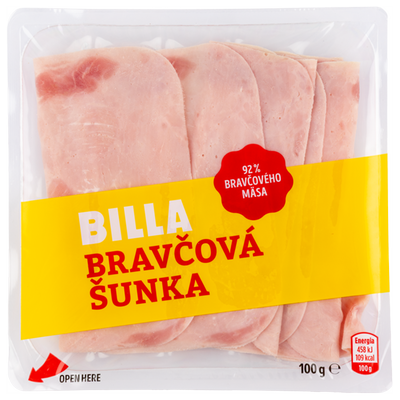 Obrázok BILLA  BRAVČOVÁ ŠUNKA 100G LECO