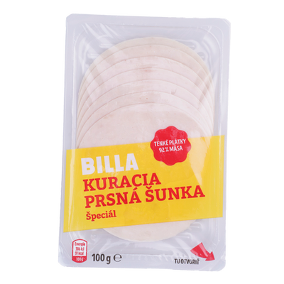Obrázok BILLA KURACIA ŠUNKA 100G LECO