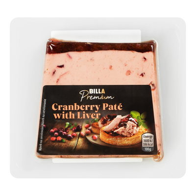 Obrázok BP PAŠTÉTA S BRUSNICAMI 125G BERGER