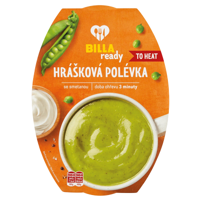 Obrázok BILLA READY HRÁŠKOVÁ POLIEVKA 400G