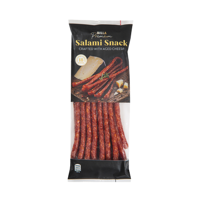 Obrázok BILLA PREMIUM SALAMI SNACK SYR 100G