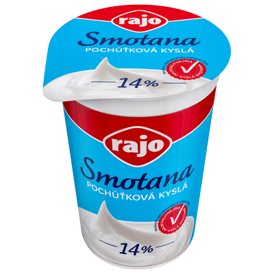 Obrázok RAJO SMOTANA KYSLÁ 14% 250G