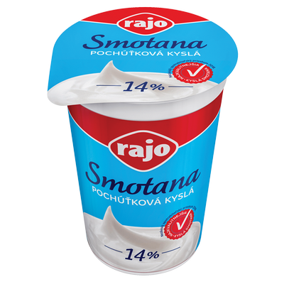 Obrázok RAJO SMOTANA KYSLÁ 14% 250G