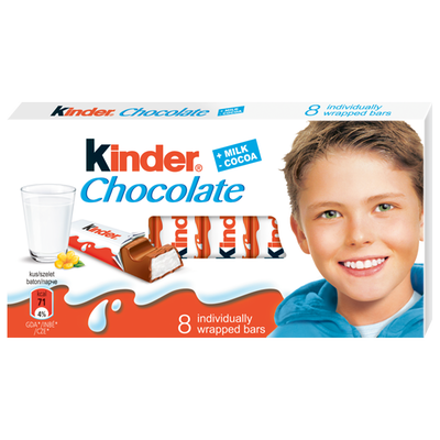 Obrázok KINDER ČOKOLÁDA T 8 100G