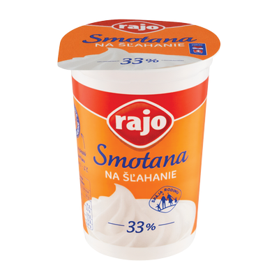 Obrázok RAJO SMOTANA NA ŠĽAHANIE 33% 250ML
