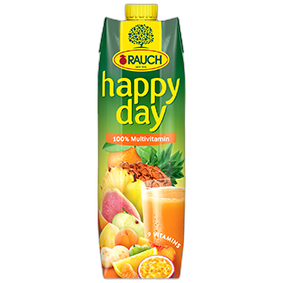 Obrázok HAPPY DAY MULTIVITAMÍN 100% 1L RAUCH