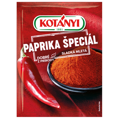 Obrázok KOTÁNYI PAPRIKA SLADKÁ MLETÁ ŠPECIÁL 25G