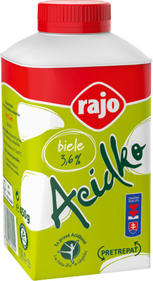Obrázok RAJO ACIDKO BIELE 3,6% 450G