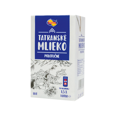 Obrázok TAMI TATRANSKÉ MLIEKO 1,5% UHT 1L