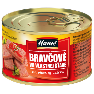 Obrázok HAMÉ BRAVČ MÄSO VO VL ŠŤAVE 400G