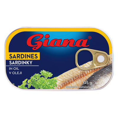 Obrázok GIANA SARDINKY  V RAST. OLEJI 125G