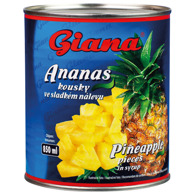 Obrázok GIANA ANANÁS KÚSKY 580ML