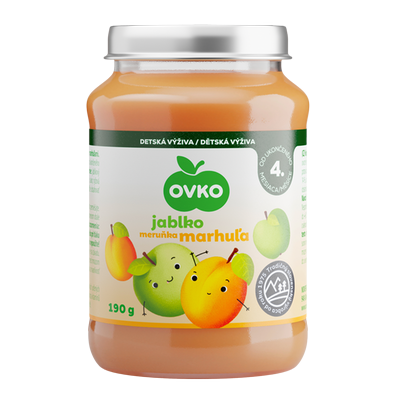 Obrázok OVKO JABLKO+MARHUĽA 190G
