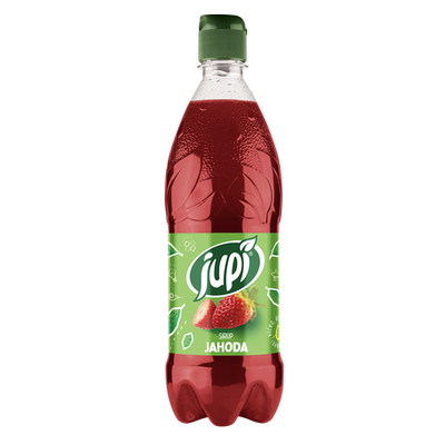 Obrázok JUPÍ JAHODA SIRUP 0,7L