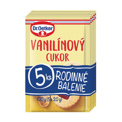 Obrázok DR.OETKER VANILÍNOVÝ CUKOR 5-BAL. 5X20G