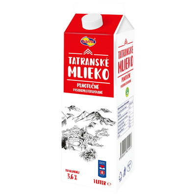 Obrázok TAMI TATRANSKÉ MLIEKO 3,6% ČERSTVÉ 1L