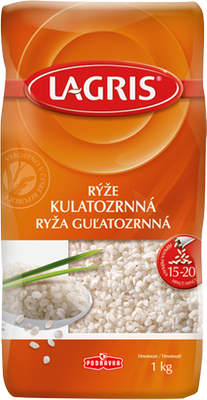 Obrázok LAGRIS RYŽA GUĽATOZRNNÁ 1KG STOJ.SÁČOK