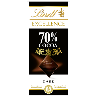 Obrázok LINDT EXCELLENCE COKOLÁDA HORKÁ 70% 100G