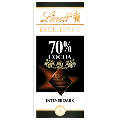 Obrázok LINDT EXCELLENCE COKOLÁDA HORKÁ 70% 100G