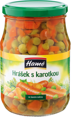 Obrázok HAMÉ HRÁŠOK S MRKVOU V SLAN.NAL 330G