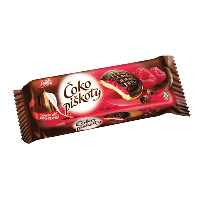 Obrázok FIGARO ČOKOPIŠKÓTY MALINOVÉ 147G
