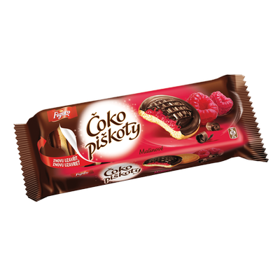 Obrázok FIGARO ČOKOPIŠKÓTY MALINOVÉ 147G