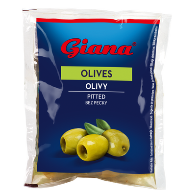 Obrázok GIANA ZELENÉ OLIVY BEZ KÔSTKY 200ML SÁČ.