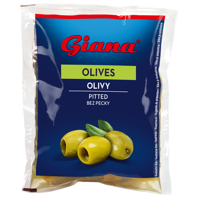 Obrázok GIANA ZELENÉ OLIVY BEZ KÔSTKY 200ML SÁČ.