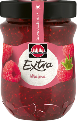 Obrázok SCHWARTAU EXTRA DŽEM MALINA 340G