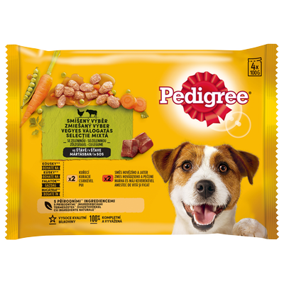 Obrázok PEDIGREE KAP.S KUR. A ZEL. V ŠŤAVE 4PACK