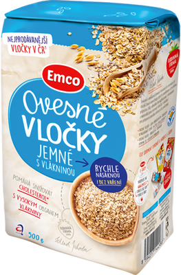 Obrázok EMCO OVSENÉ VLOČKY JEMNÉ 500G