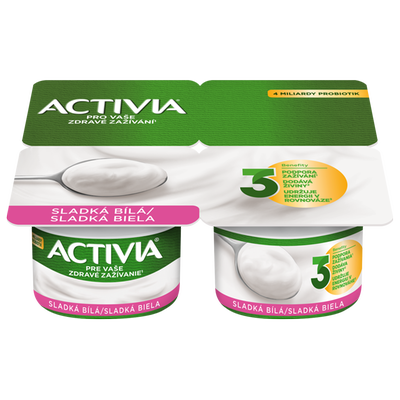 Obrázok DANONE ACTIVIA BIELA SLADKÁ 4X120G