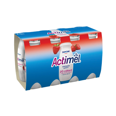 Obrázok DANONE ACTIMEL JAHODA 8X100G