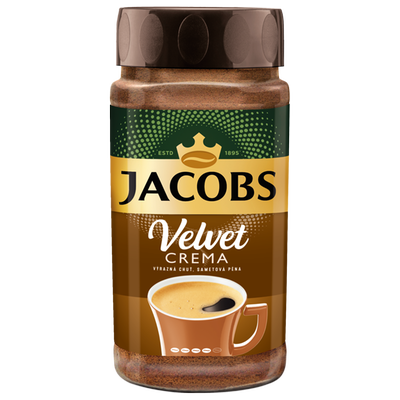 Obrázok JACOBS VELVET CREMA 200G INSTANTNÁ KÁVA