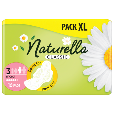 Obrázok NATURELLA HRUBÉ VLOŽKY MAXI 16 KS