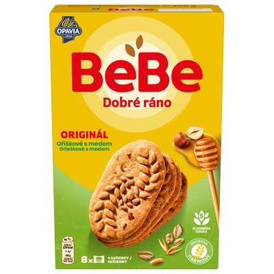Obrázok BEBE DOBRÉ RÁNO ORIEŠKOVO MEDOVÉ 400G
