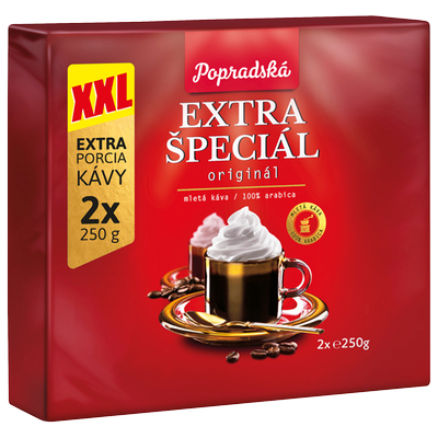 Obrázok POPRADSKÁ EXTRA ŠPECIÁL 2X250G ML.KÁVA