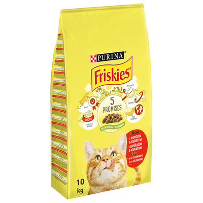 Obrázok FRISKIES ACTIVE GRANULY HOVADZIE 10KG