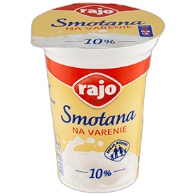 Obrázok RAJO SMOTANA NA VARENIE 10% UHT 180ML