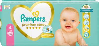 Obrázok PAMPERS PREMIUM 52KS MAXI