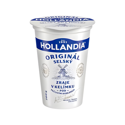 Obrázok HOLLANDIA GAZD.JOG.BIELY 200G