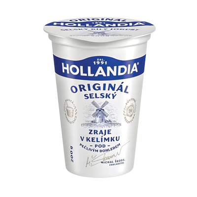 Obrázok HOLLANDIA GAZD.JOG.BIELY 200G