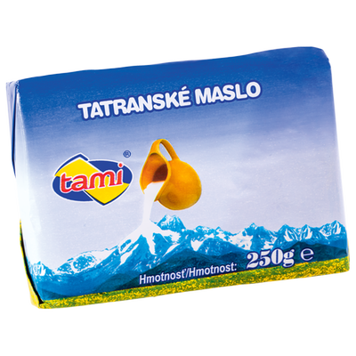 Obrázok TAMI TATRANSKÉ MASLO 82% 250G